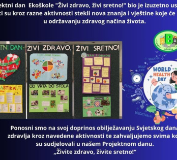 Živi zdravo, živi sretno! – Osnovna škola Brda, Split